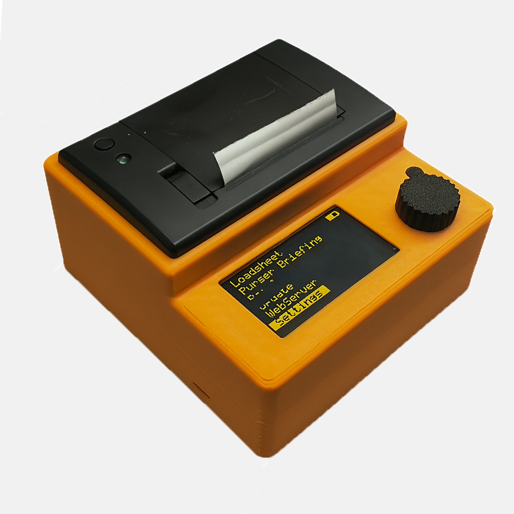 Loadsheet Computer with aircraft and weight charts